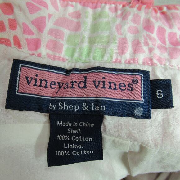 Vineyard Vines Dress Womens 6 Powder Pink Floral Spaghetti Strap Sundress Resort - Picture 2 of 11